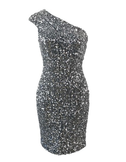 Robe à Sequins Argentée – Élégance & Glamour Intemporel