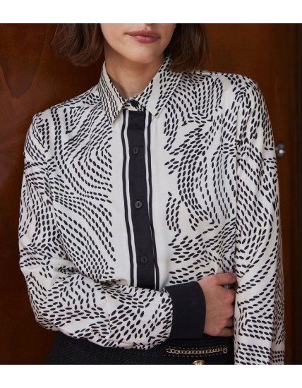 BLOUSE NOIR ET BLANC