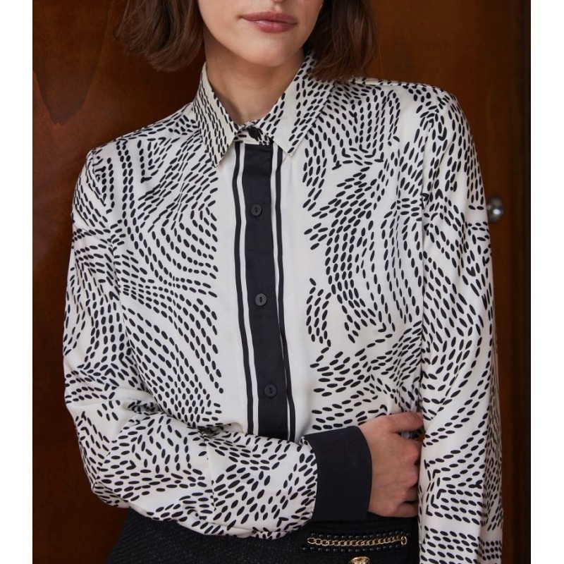BLOUSE NOIR ET BLANC