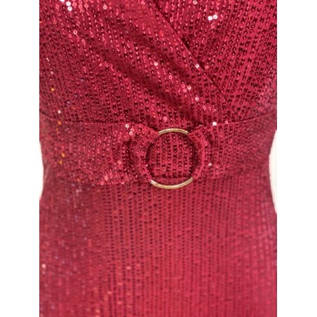 Robe noire à sequins femme | Robe de soirée élégante