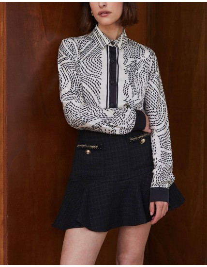 BLOUSE NOIR ET BLANC
