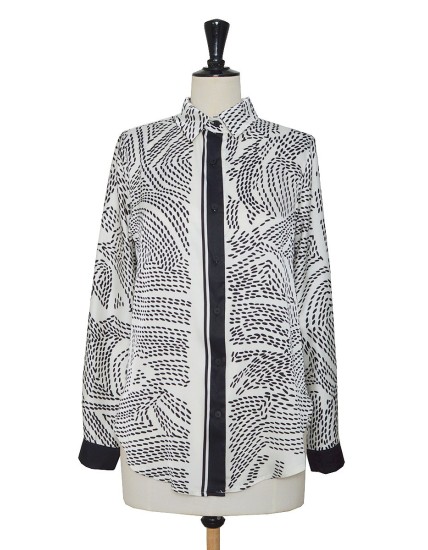 BLOUSE NOIR ET BLANC