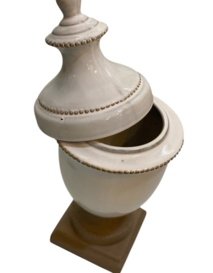 Vase décoratif en céramique émaillée – Élégance intemporelle et charme artisanal