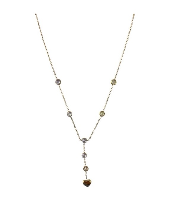 Collier Femme Doré Élégant en acier inoxydable – Bijou Raffiné et Intemporel
