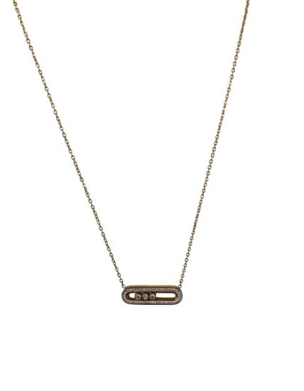 Collier fin doré avec pendentif délicat