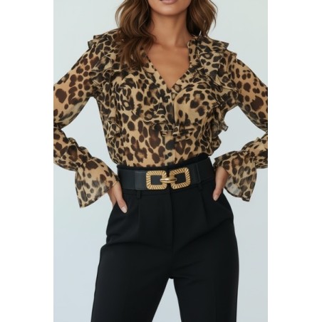 Blouse Léopard Femme Chic