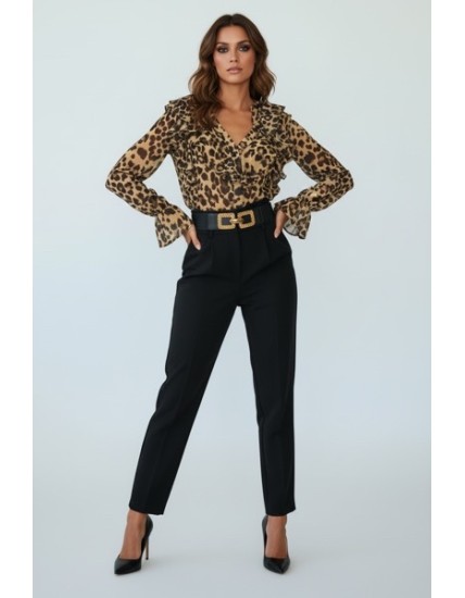 Blouse léopard femme