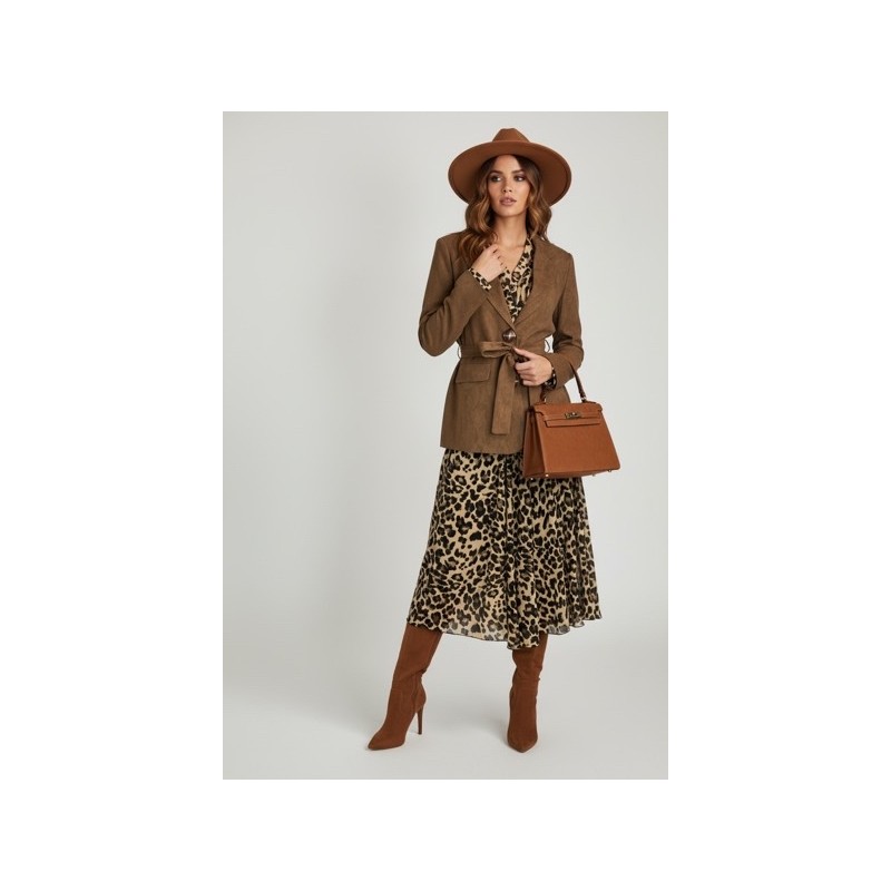 Jupe Midi  Léopard – Fluide & Chic