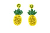 Boucle d'oreille ananas