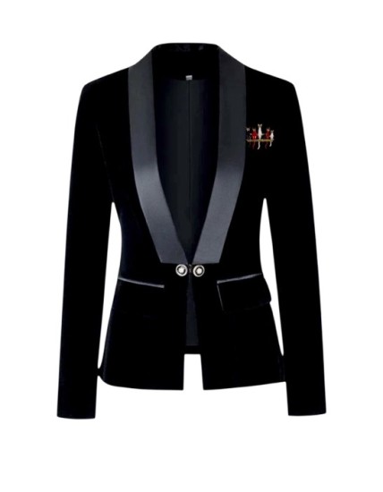 Broche chats rouge noir