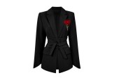 Broche fleur rouge Broche fleur rouge