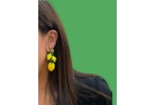 Boucle d’oreille acier inoxydable jaune Boucle d’oreille acier inoxydable jaune