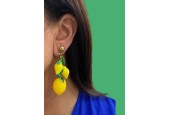 Boucle d’oreille acier inoxydable jaune Boucle d’oreille acier inoxydable jaune