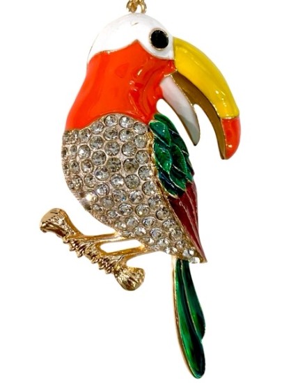 Porte clef perroquet