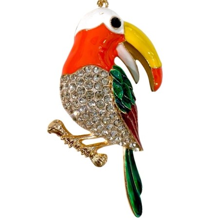 Porte clef perroquet