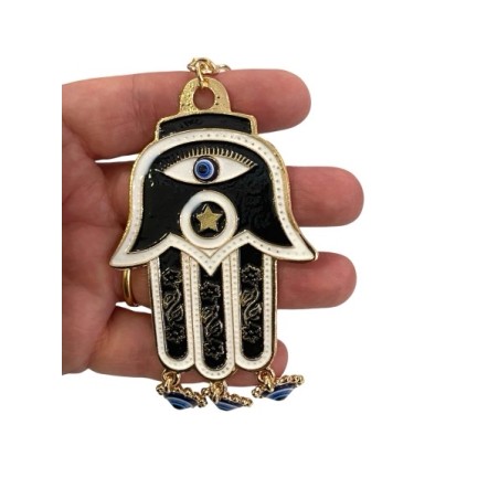 Porte sac-porte clef main de fatma