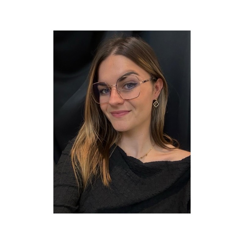 Boucles d’oreilles femme acier doré et cristal