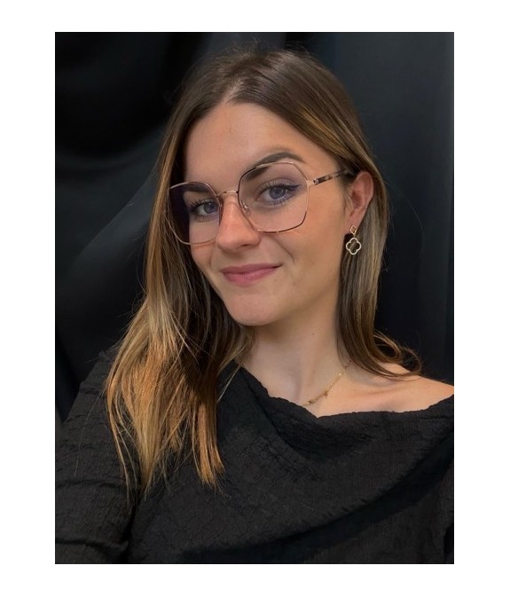 Boucles d’oreilles femme acier doré et cristal