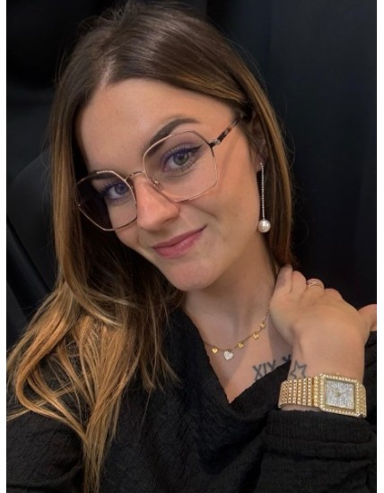 Boucles d’oreilles pendantes en acier inoxydable avec perle