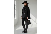 Veste cape femme noire élégante