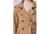 Trench beige femme 100 % coton