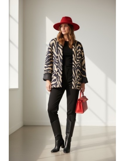 Veste femme imprimée chic et tendance