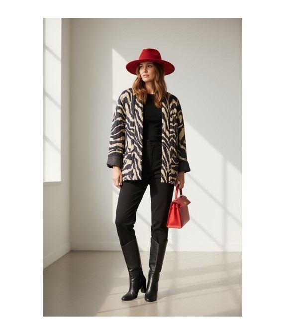 Veste femme imprimée chic et tendance