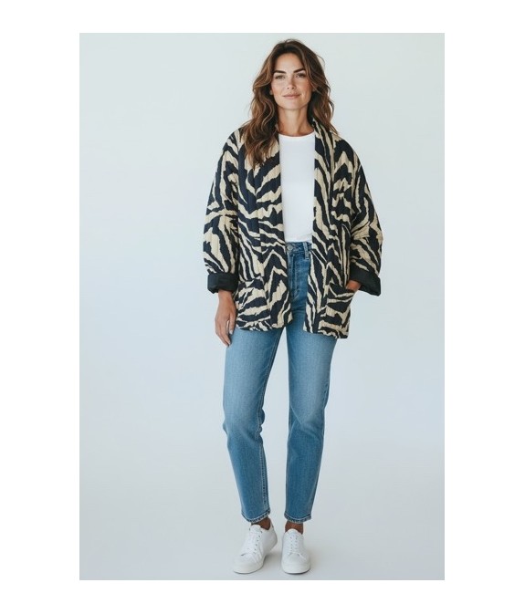 Veste femme imprimée chic et tendance