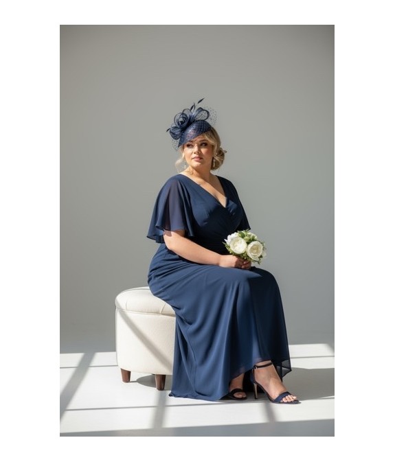 Robe de cérémonie longue grande taille