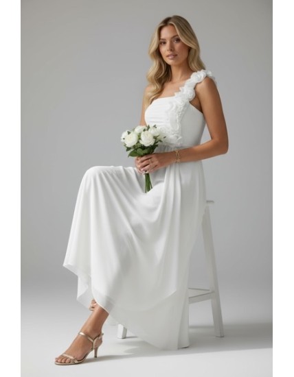 robe ceremonie fleur relief