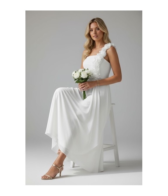 robe ceremonie fleur relief