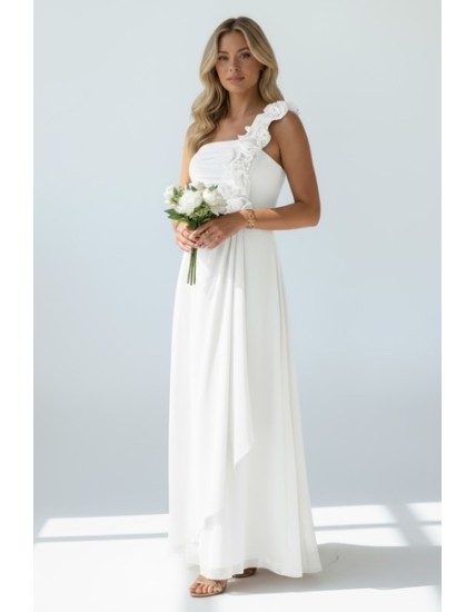 robe ceremonie fleur relief