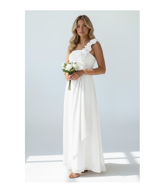 robe ceremonie fleur relief