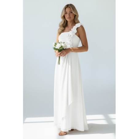 robe ceremonie fleur relief