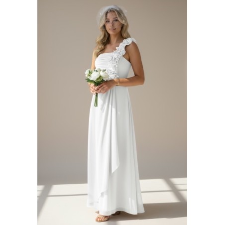 robe ceremonie fleur relief