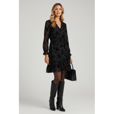 Robe Olivia noir courte