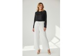 Pantalon plissé femme