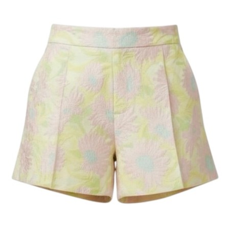 Short brocart fleuri pastel