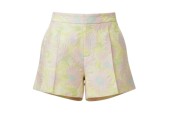 Short brocart fleuri pastel