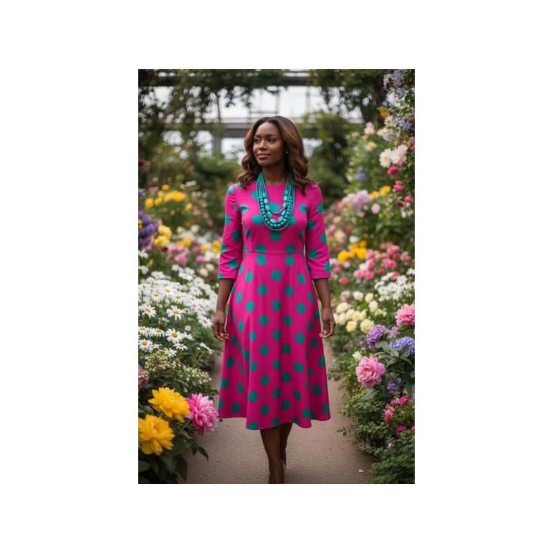 Collier en bois turquoise – Collier ethnique multi-rangs pour femme