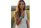 Bracelet élastique  turquoise