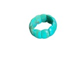 Bracelet élastique  turquoise