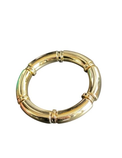 Bracelet jonc doré en résine