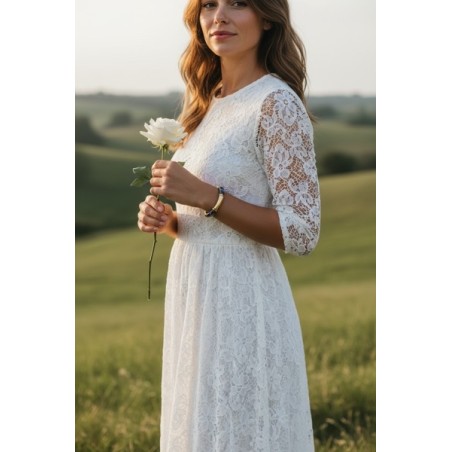 Bracelet esprit jonc en agate noire et  doré