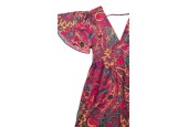 Robe courte à imprimé cachemire multicolore
