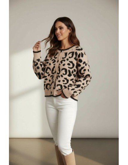 Gilet Femme Imprimé Léopard Chic & Tendance