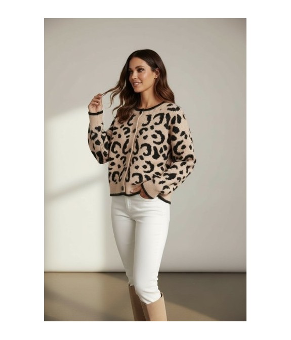 Gilet Femme Imprimé Léopard Chic & Tendance