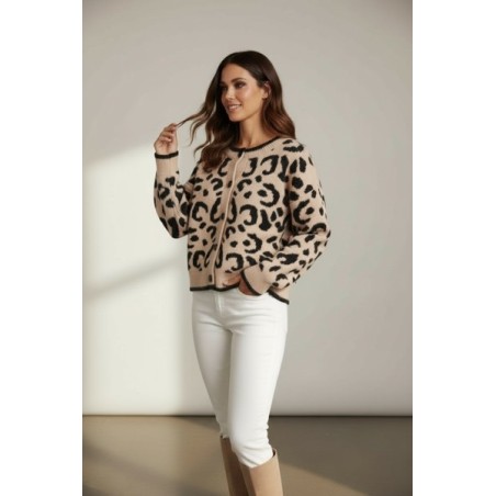 Gilet Femme Imprimé Léopard Chic & Tendance