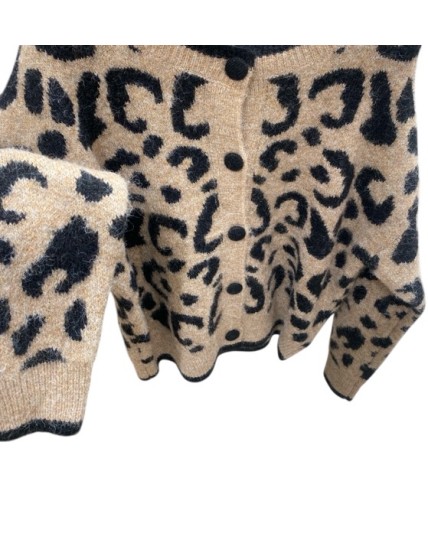 Gilet Imprimé Léopard Femme – Chic, Tendance et Confortable