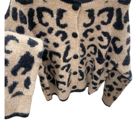 Gilet Femme Imprimé Léopard Chic & Tendance